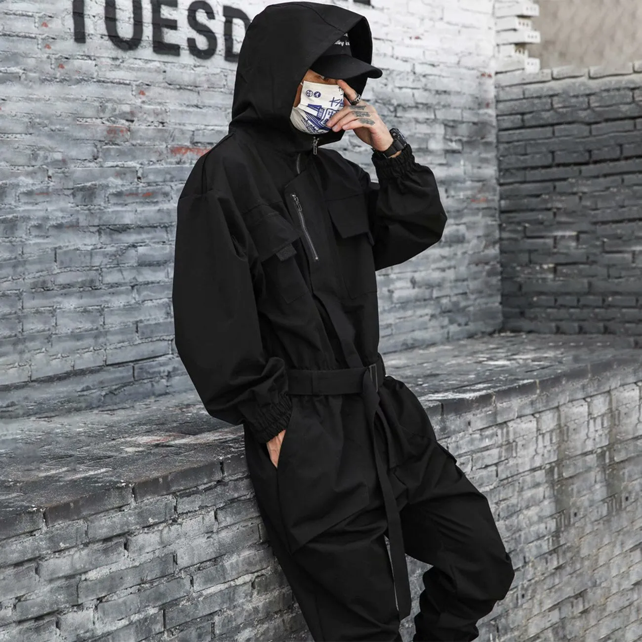 11 Bybb's Dark Hooded Overalls