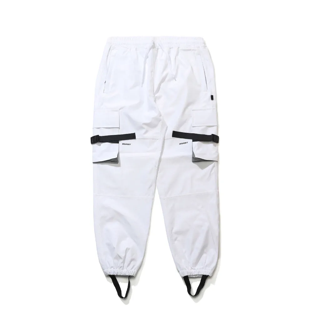 3L CARGO JOGGER PANTS WHITE