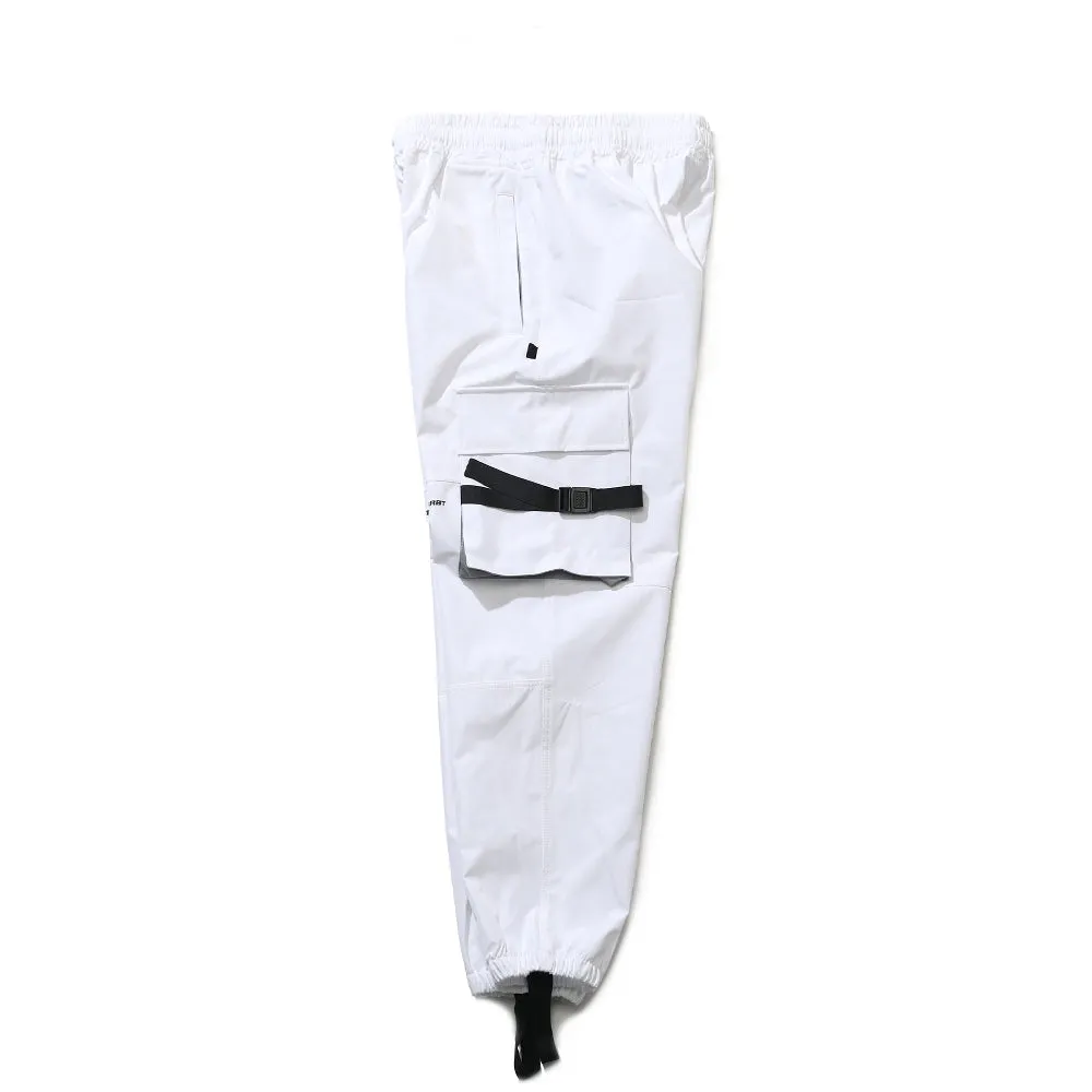 3L CARGO JOGGER PANTS WHITE