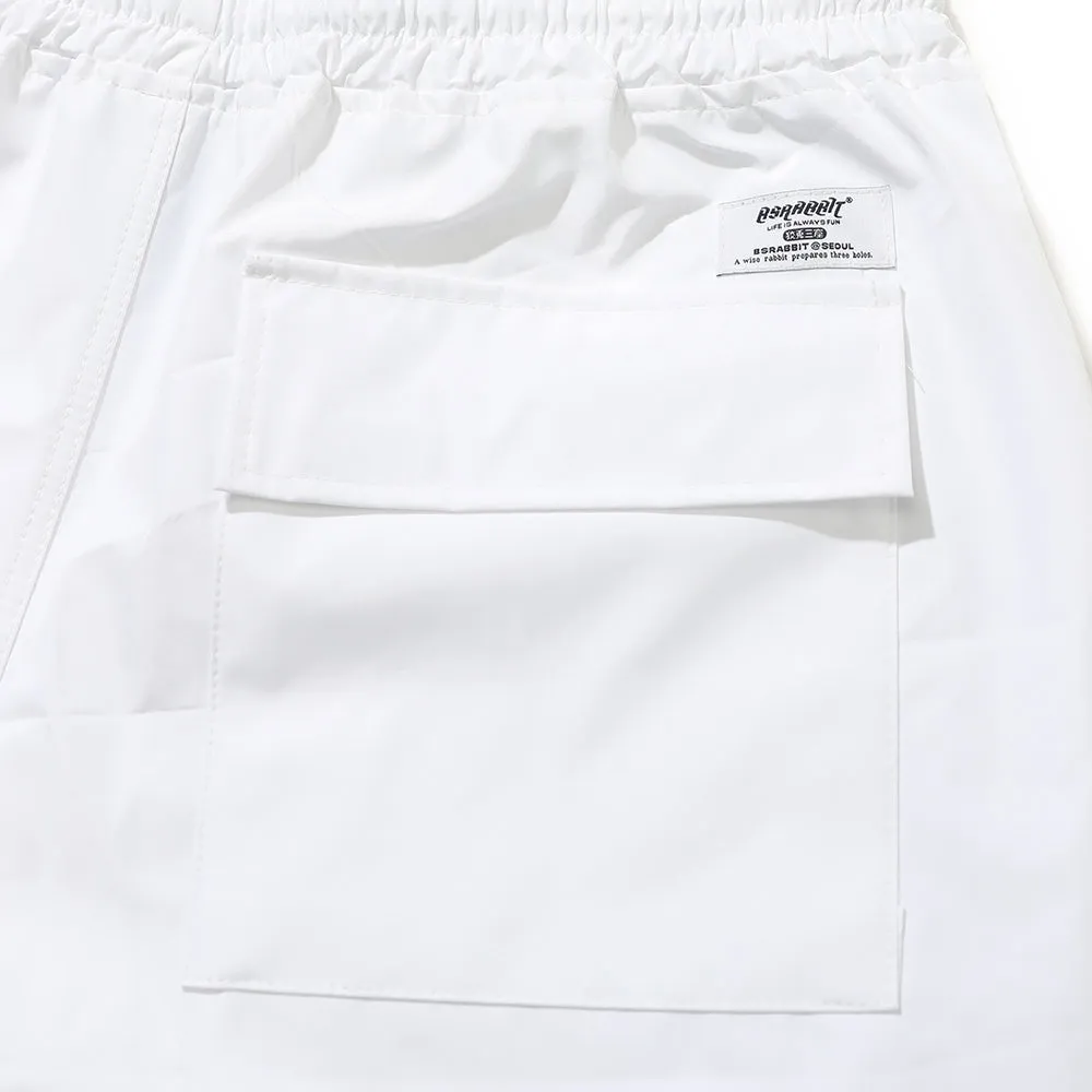 3L CARGO JOGGER PANTS WHITE