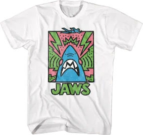 Abstract Poster Jaws T-Shirt