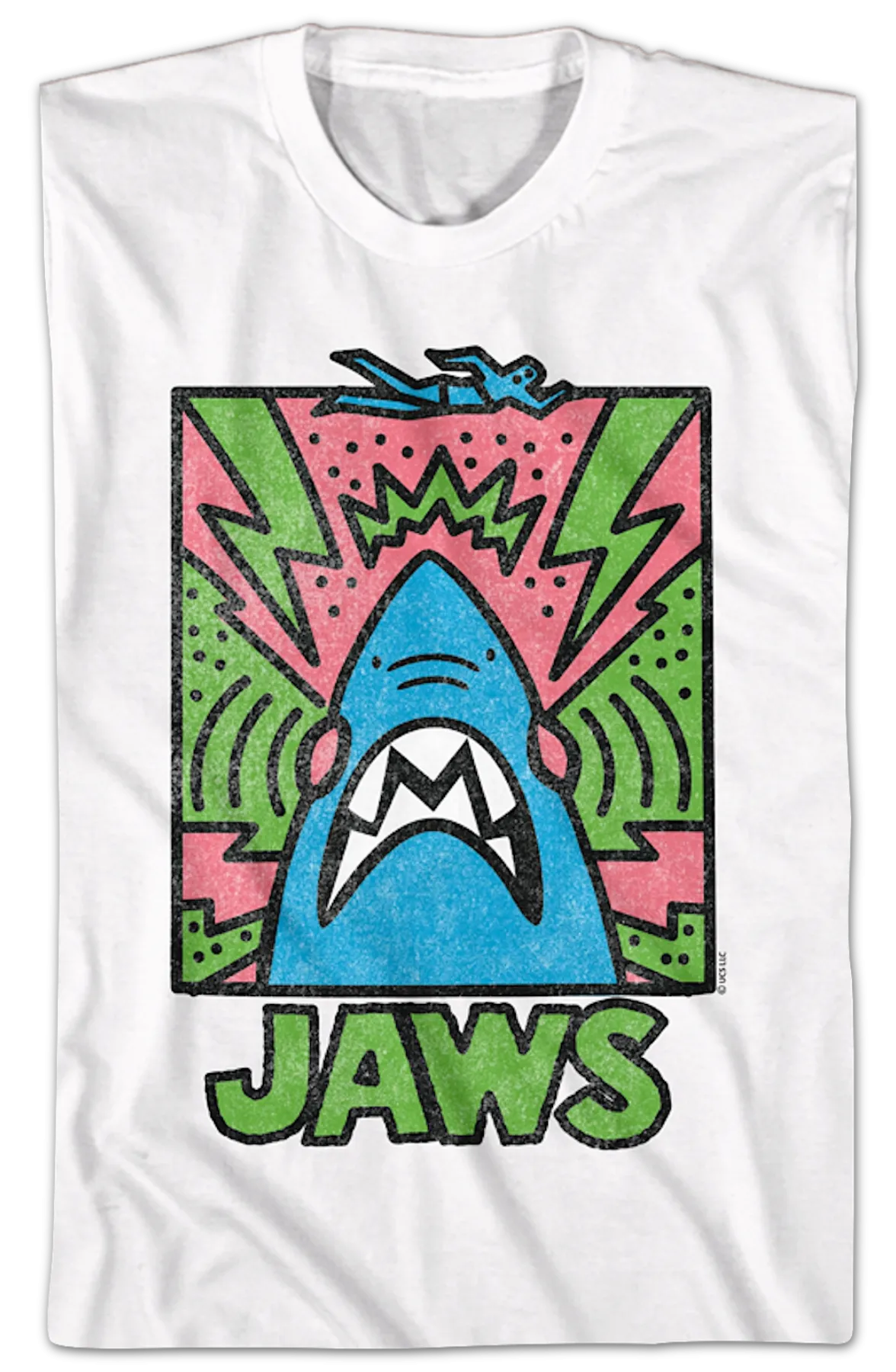 Abstract Poster Jaws T-Shirt