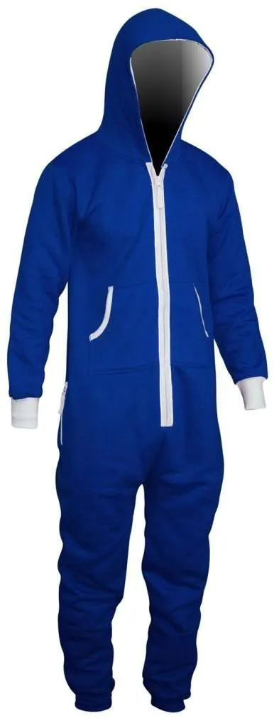 Adults Men Jumpsuit Zipper Hoodie Tracksuit Onesie Pajamas