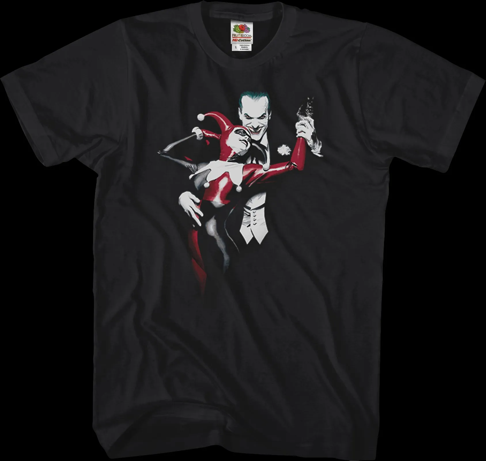 Alex Ross Joker and Harley Quinn T-Shirt