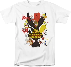 All U Need Is A Bowl Of Cereal Looney Tunes T-Shirt