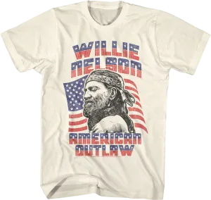 American Outlaw Willie Nelson T-Shirt