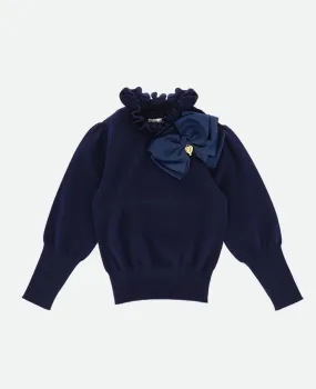 Angel's Face Girls Rosaria Navy Jumper Sweater