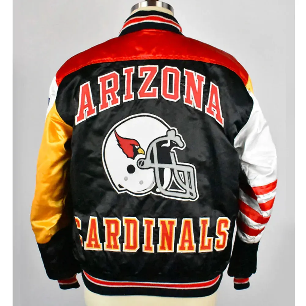 Arizona Cardinals Football Varsity Satin Jacket