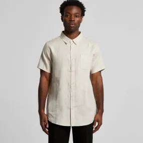 Ascolour Mens Linen S/S Shirt(5420)