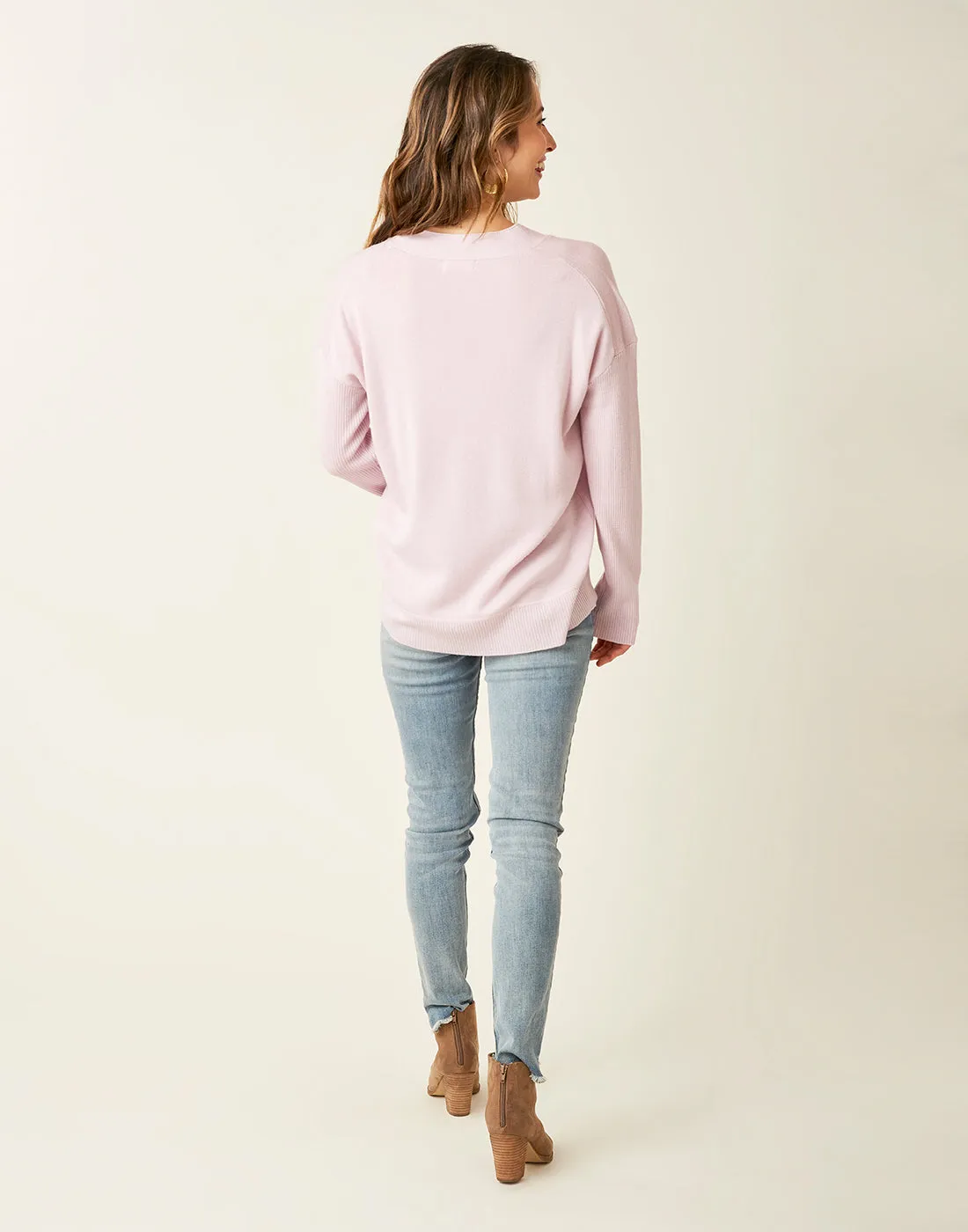 Aurora Sweater: Light Lilac - FINAL SALE