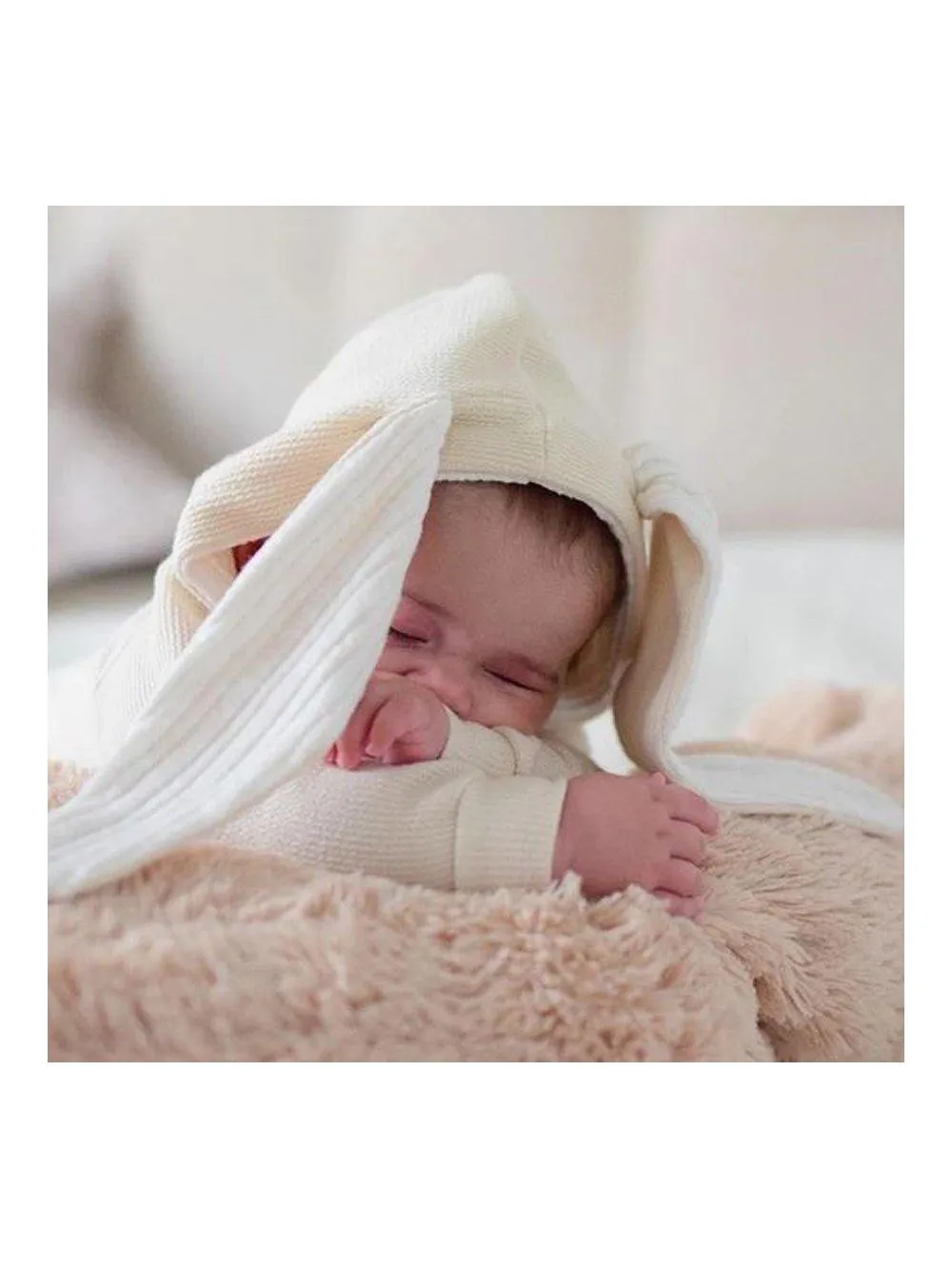 Baby Bunny Jumpsuit White