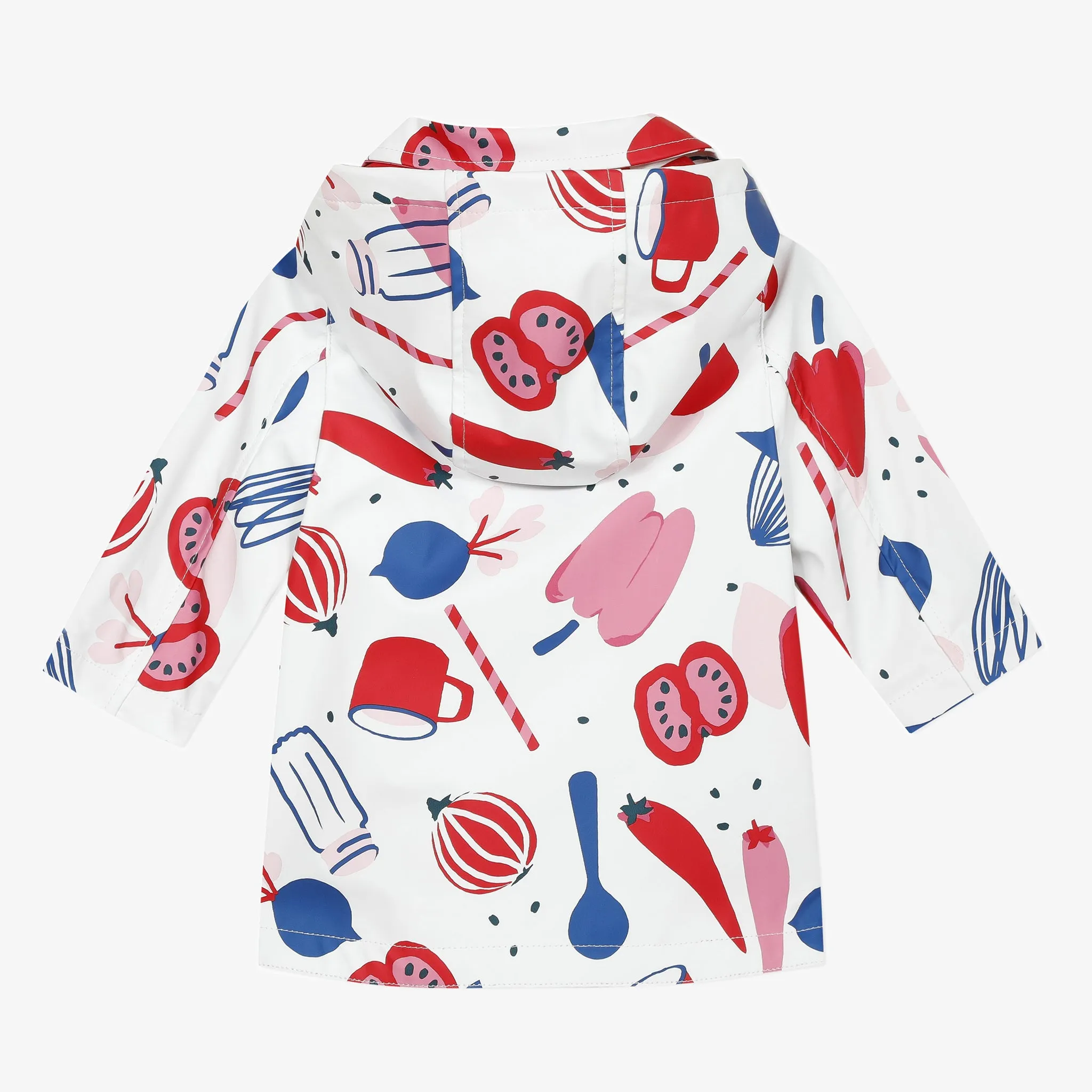 Baby girl printed raincoat