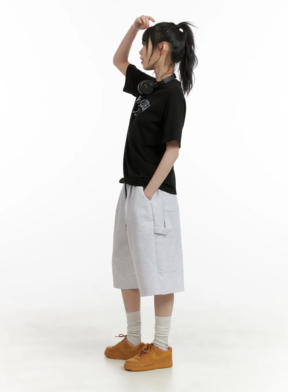 Baggy Midi Sweatpants CU413