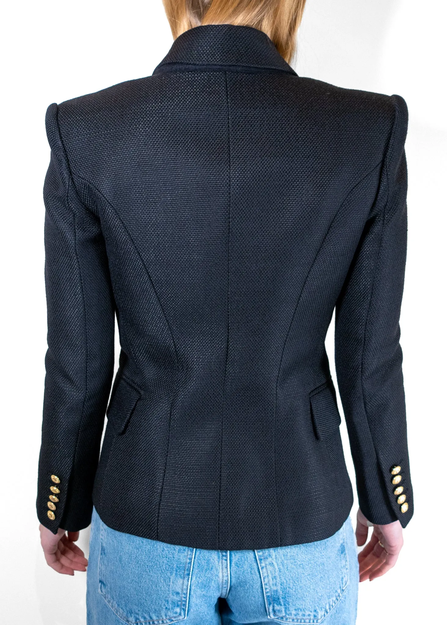 Balmain Double-breasted Wool Blazer