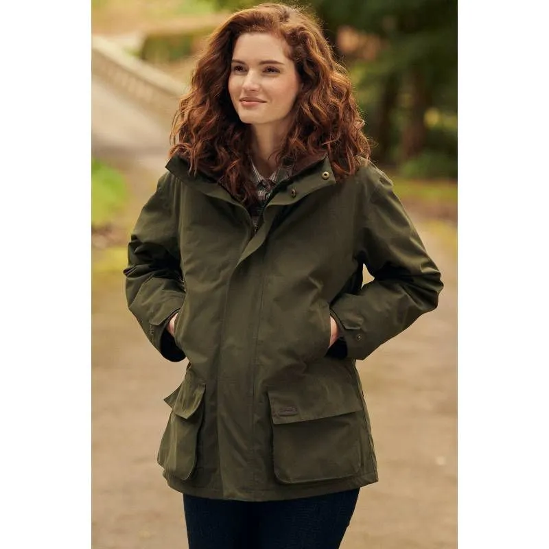 Barbour Beaconsfield Waterproof Ladies Jacket - Olive