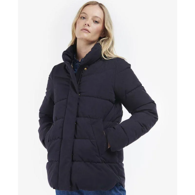 Barbour Cecilia Ladies Quilted Jacket - Midnight/Rosewood