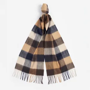 Barbour Large Tattersall Scarf in Autumn Dress