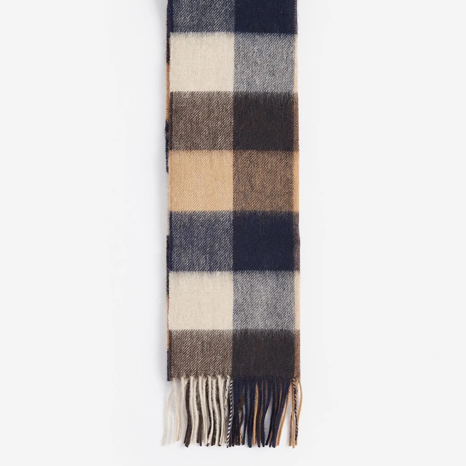 Barbour Large Tattersall Scarf in Autumn Dress