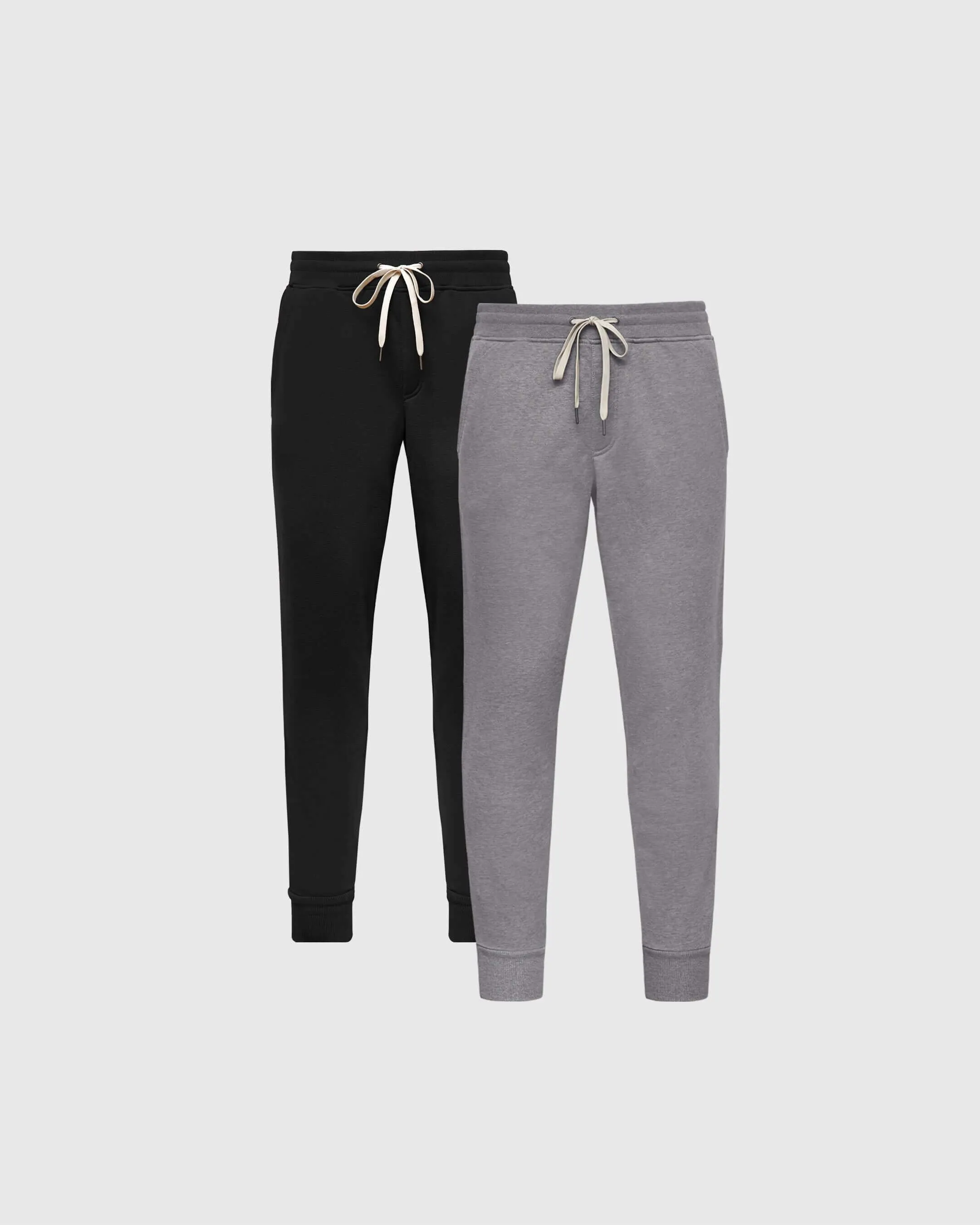 Basic Fleece French Terry Joggers 2-Pack