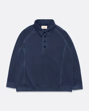 Bernado Rugby Sweatshirt - Navy Blue