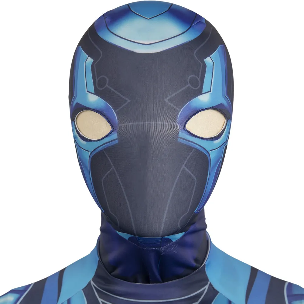 Blue Beetle Jaime Reyes Blue Adult Jumpsuit Party Carnival Halloween Cosplay Costume