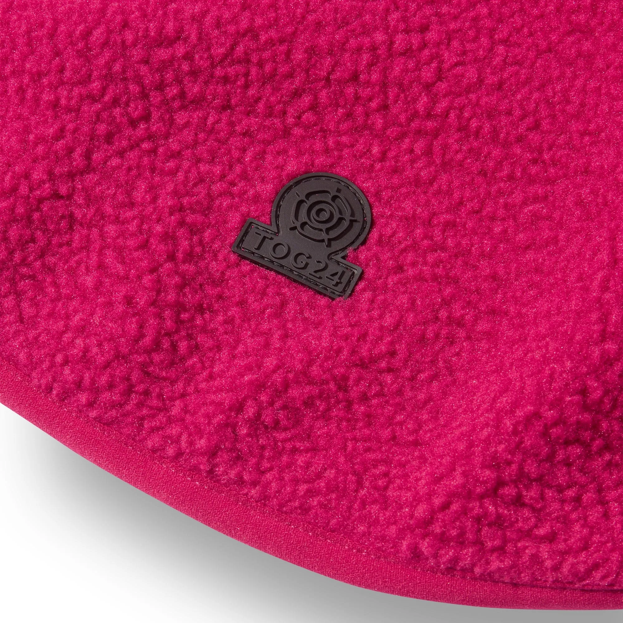 Bow-wow M Sherpa Dog Coat - Cerise