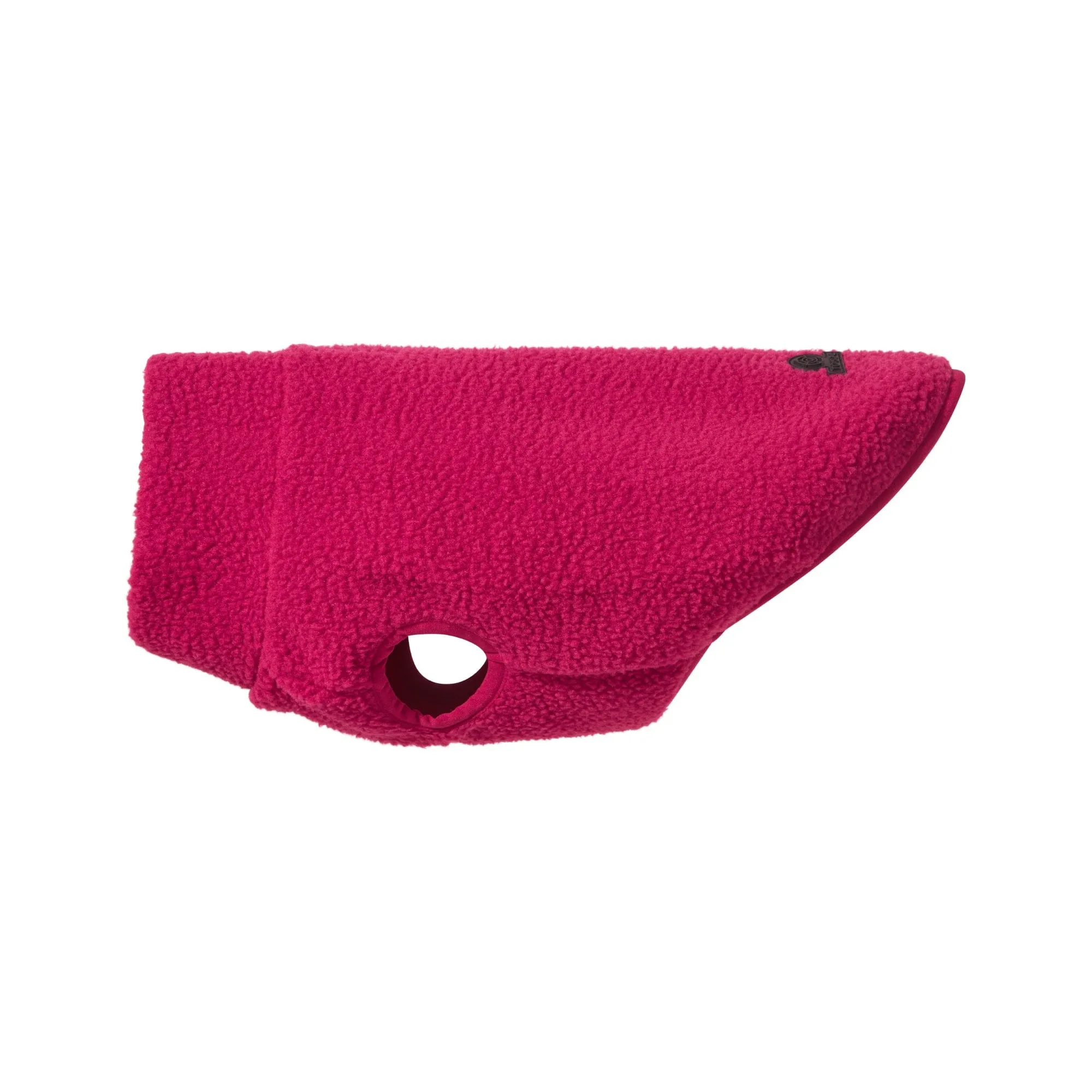 Bow-wow M Sherpa Dog Coat - Cerise