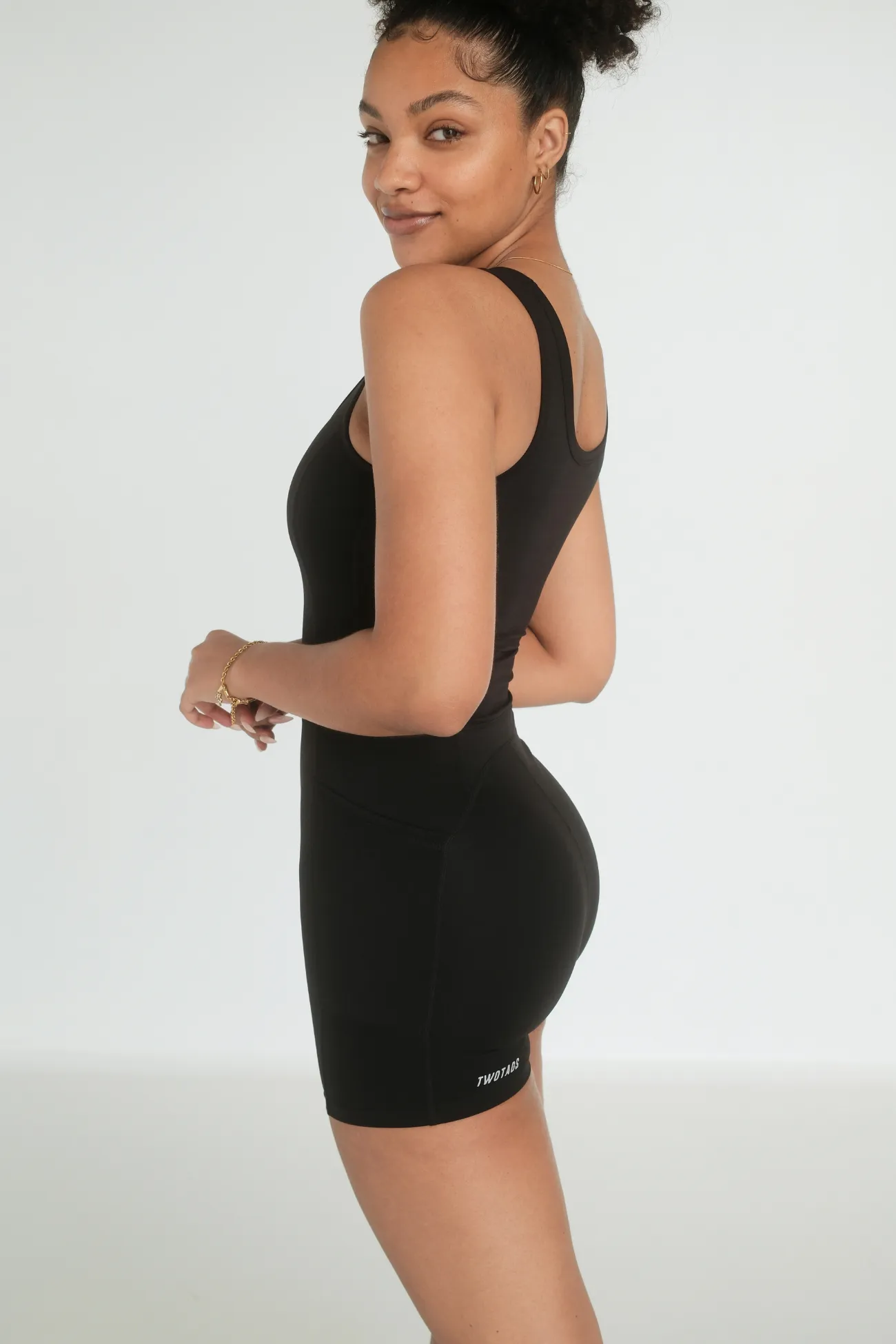 Breathe Pocket Bodysuit - Black