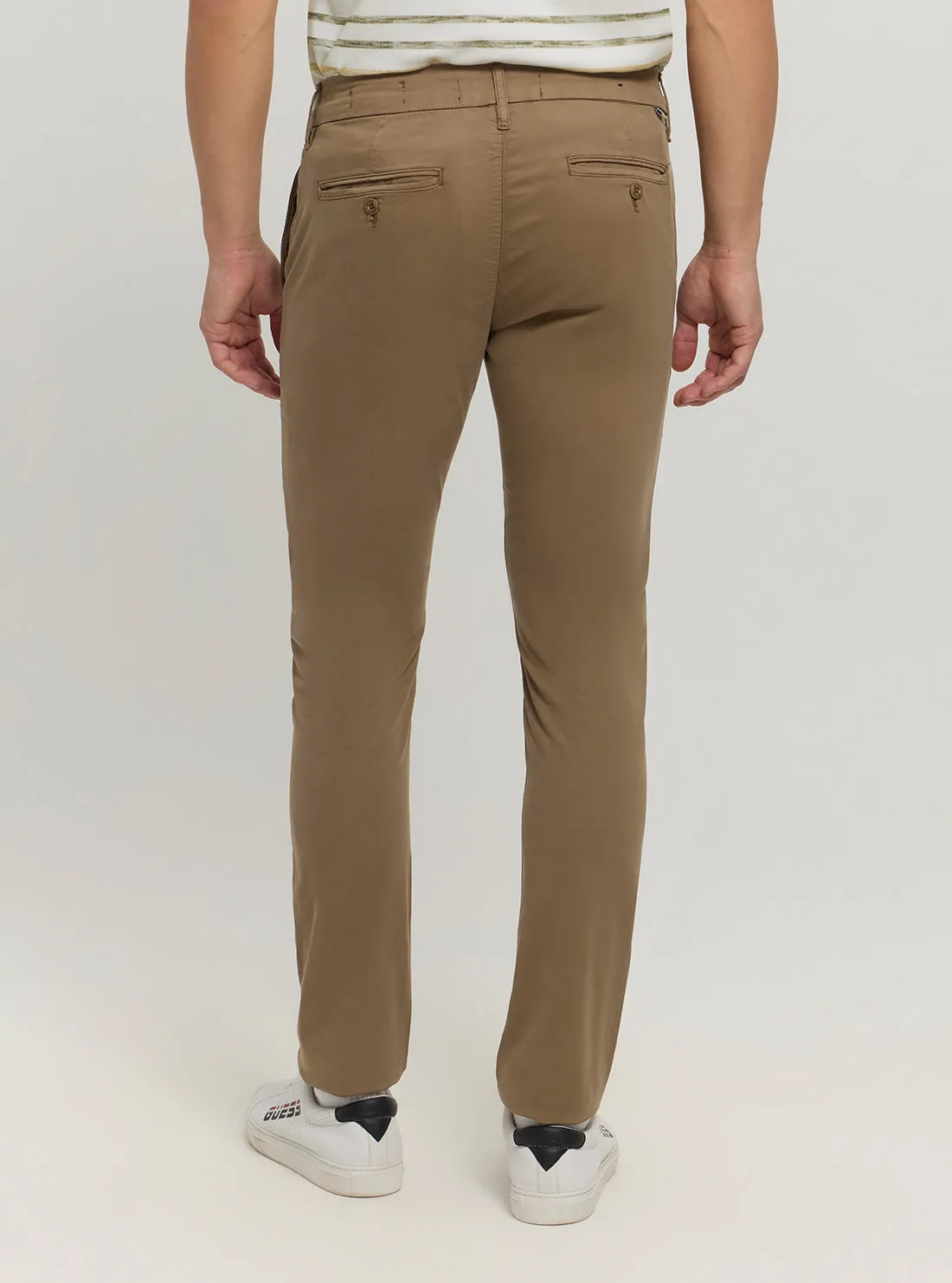 Brown Daniel Skinny Chino Pants