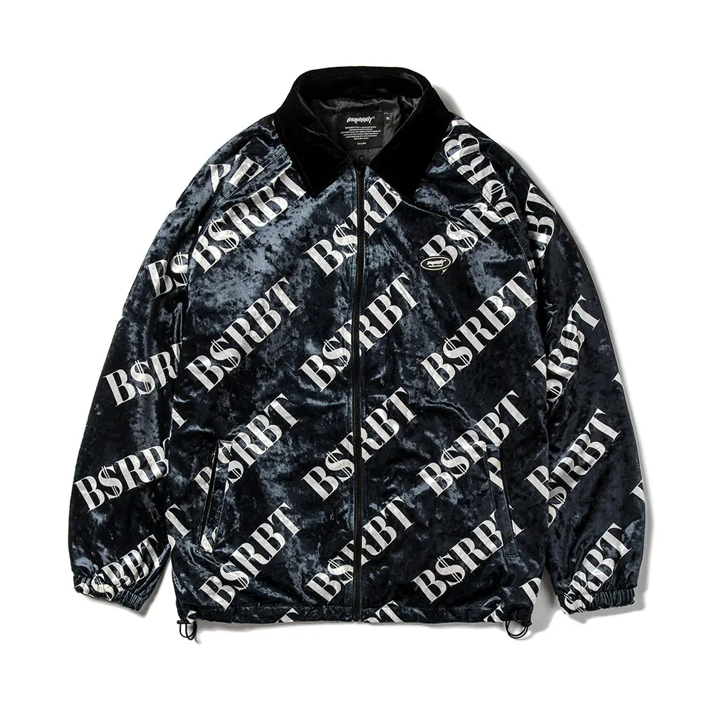 BSRBT OG VELVET COLLAR JACKET BLACK