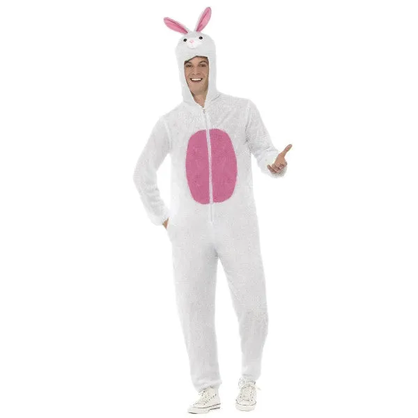 Bunny Adult Costume-White