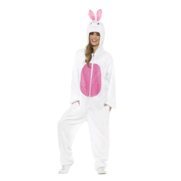 Bunny Adult Costume-White