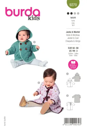 Burda X09270 Baby Jacket