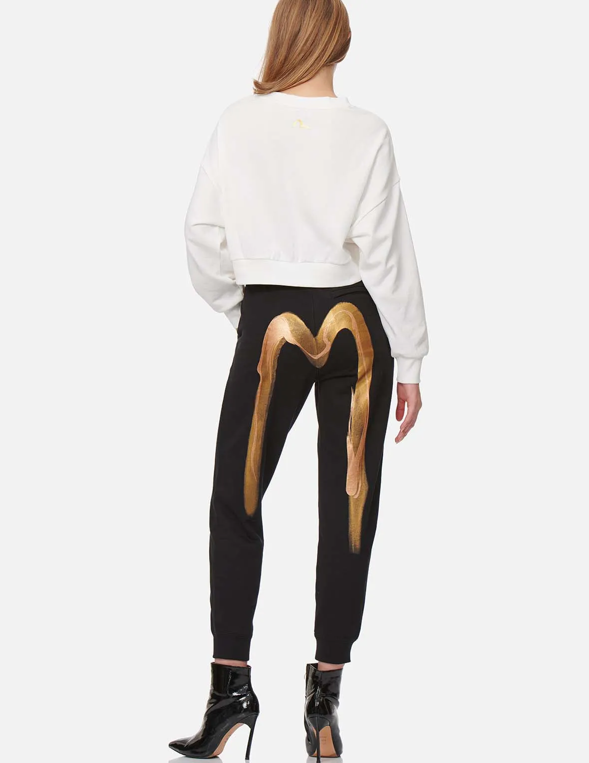 Calligraphy Daicock Foil-print Sweatpants