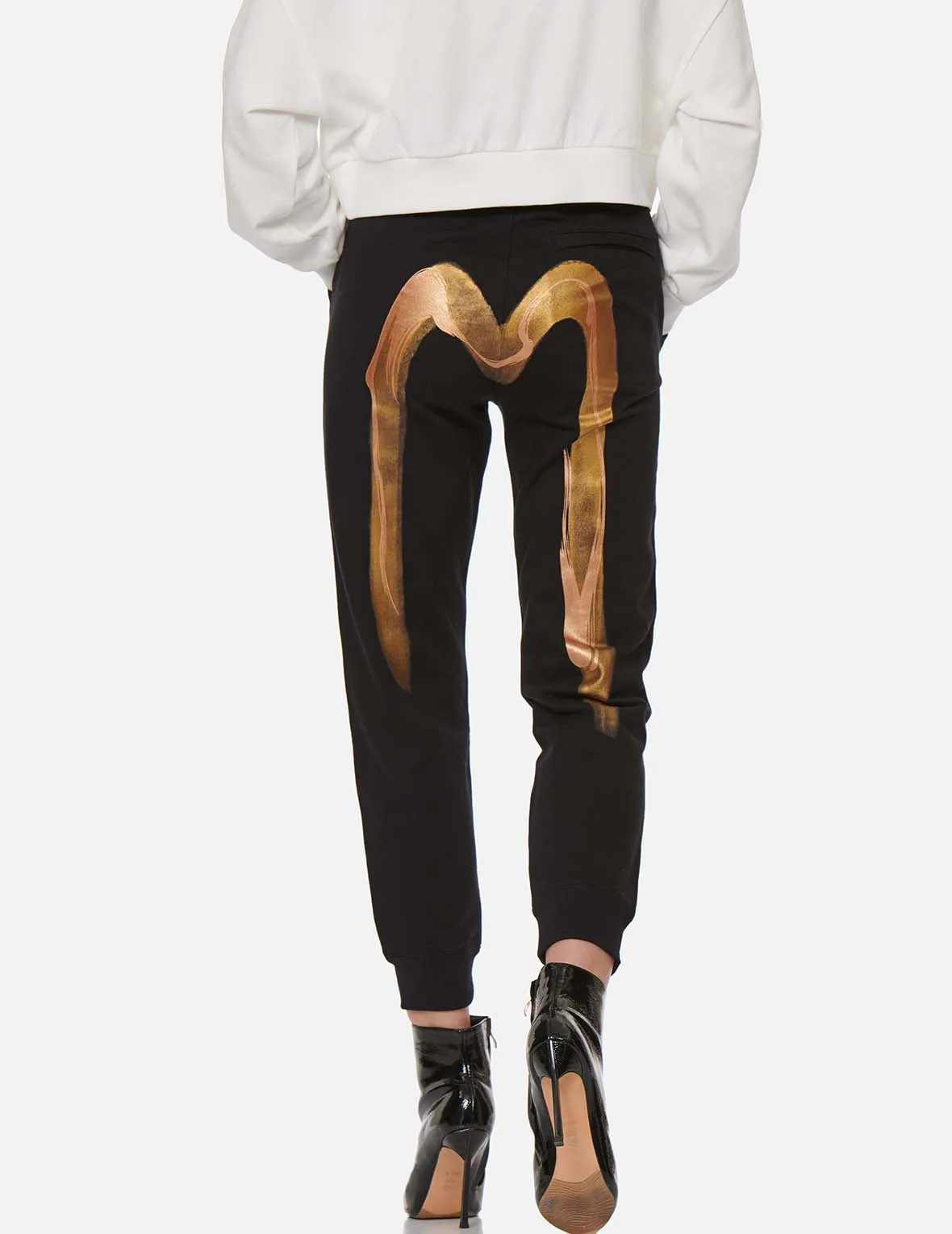 Calligraphy Daicock Foil-print Sweatpants