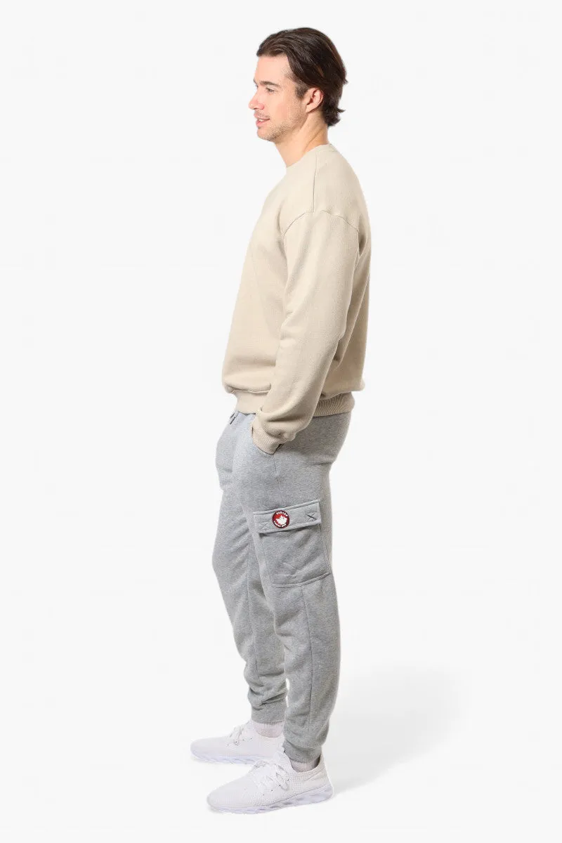 Canada Weather Gear Tie Waist Cargo Joggers - Grey