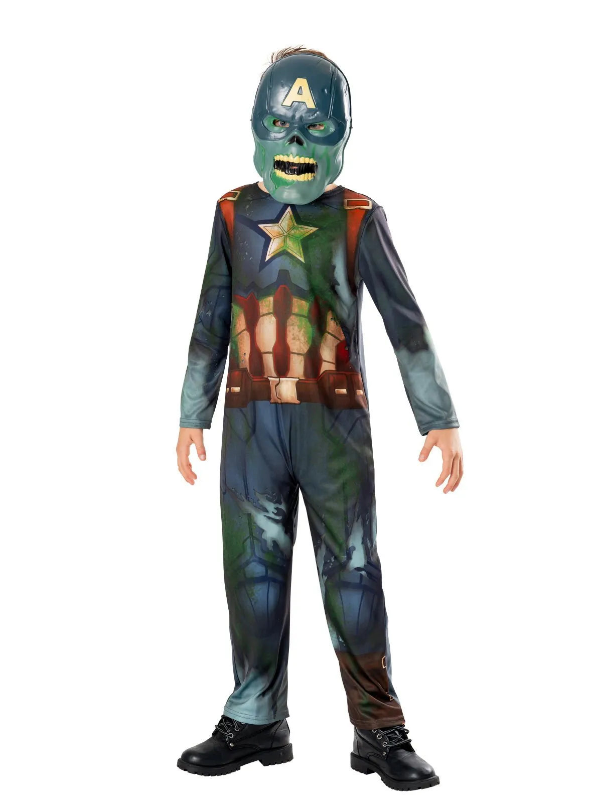 Captain America Zombie Deluxe Children's Costume