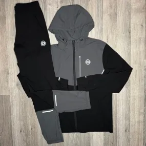 Certified Jacket & Bottoms Set - Black / Grey