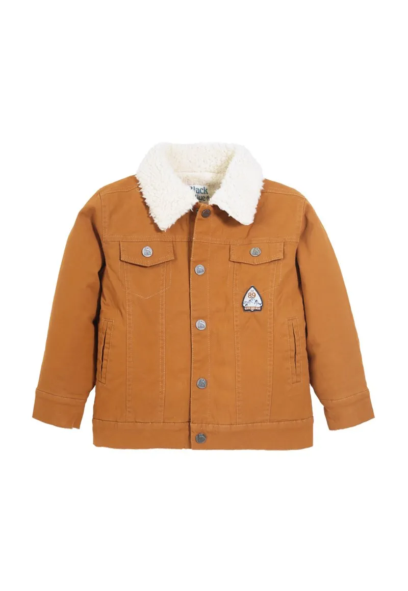 Chaqueta 1989 Niño Camel Black and Blue