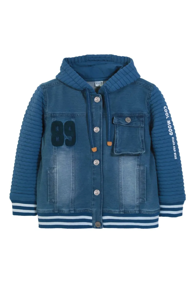 Chaqueta Street  Niño Denim azul Black and Blue