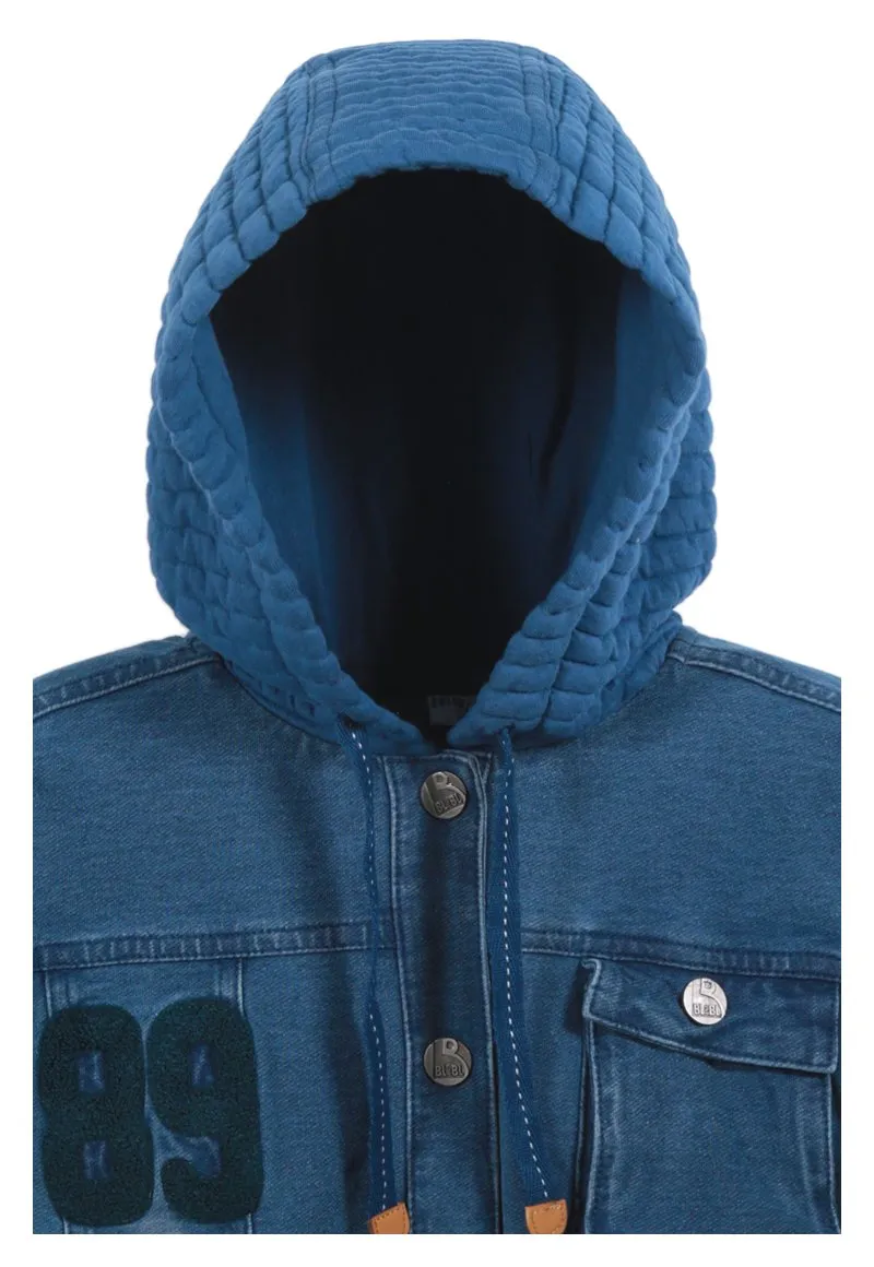 Chaqueta Street  Niño Denim azul Black and Blue