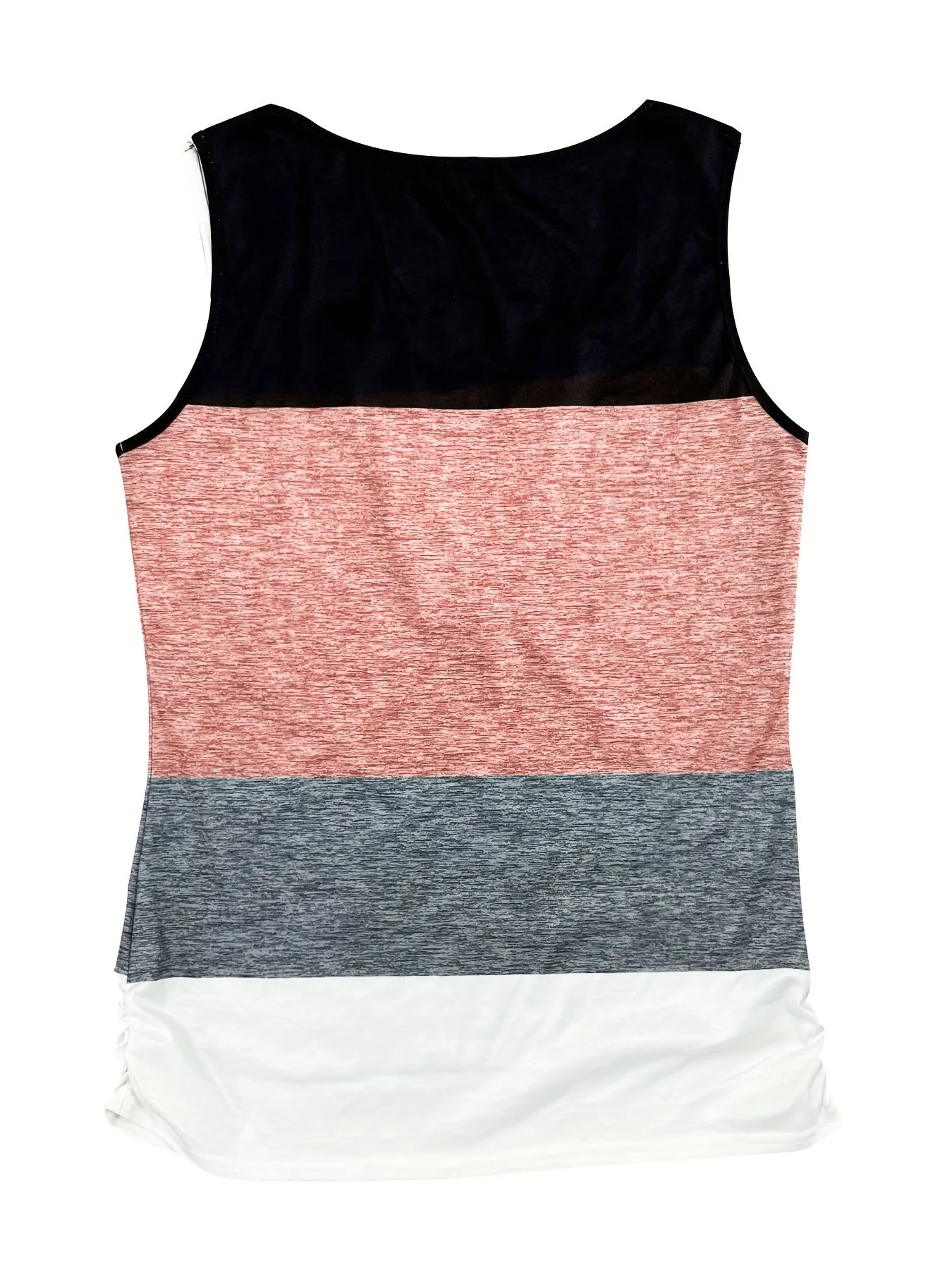 Chic Color Block Tank Top Perfect for Stylish Summer Outfits