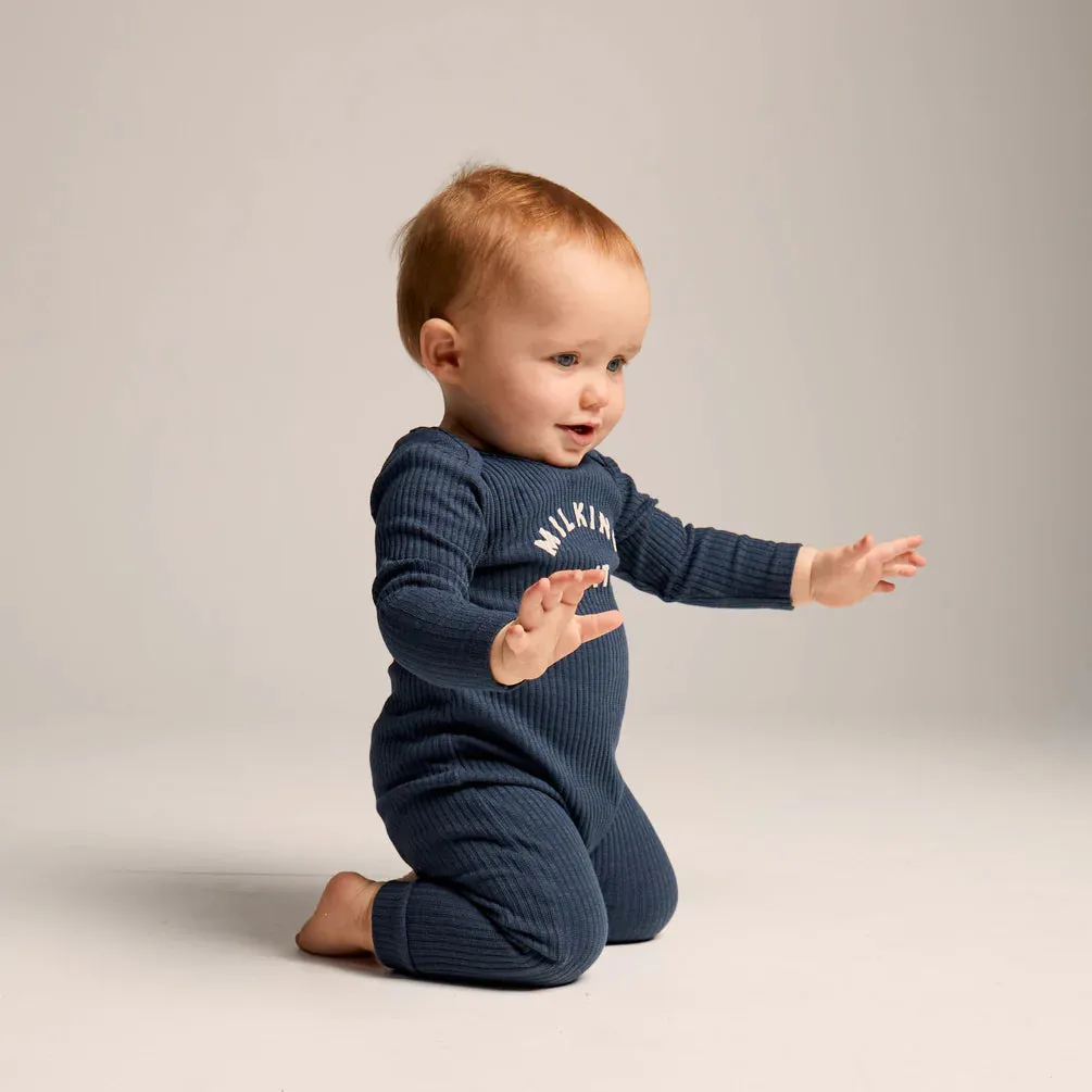 Claude & Co, Milking It, Navy Sleepsuit