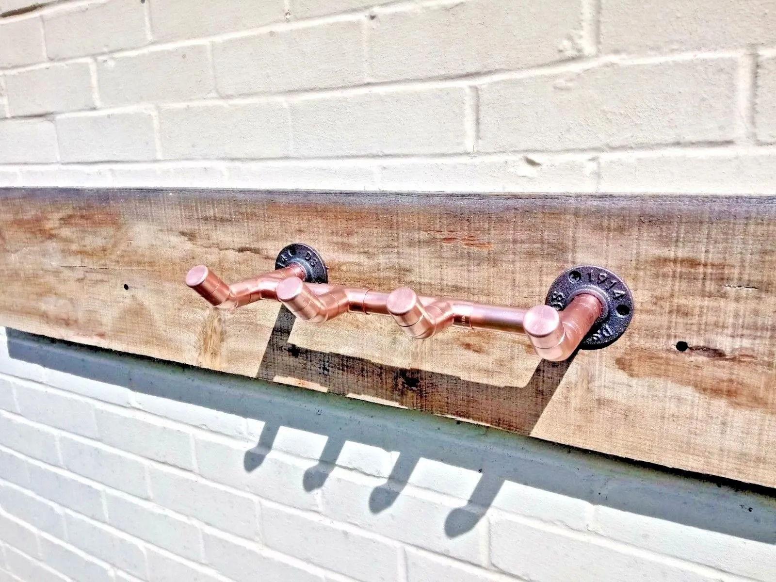 Copper Pipe Coat Hooks