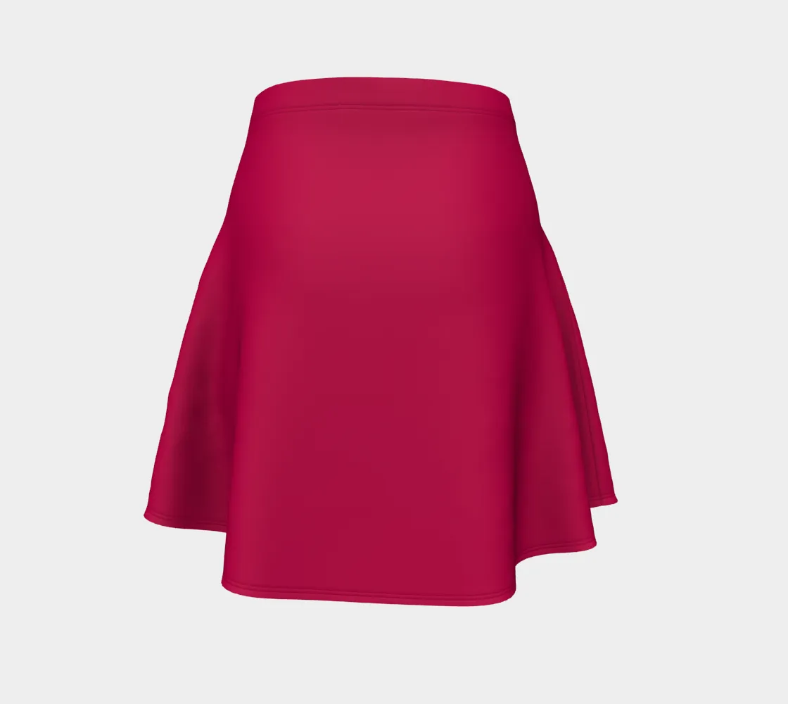 Coral Flare Skirt