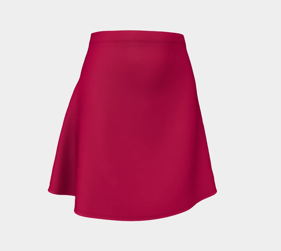 Coral Flare Skirt