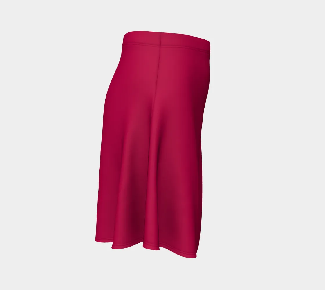 Coral Flare Skirt