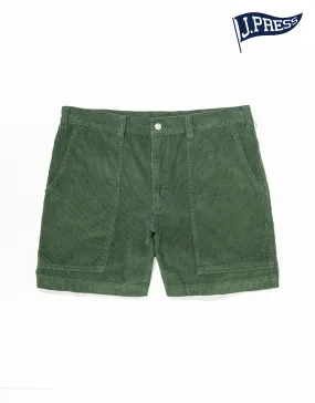 CORDUROY SHORTS - GREEN