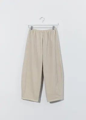 Cotton Pullon Trousers — Naturale