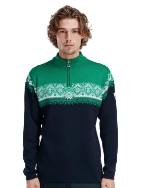 Dale of Norway - Moritz Men's Sweater - Navy/Brightgreen